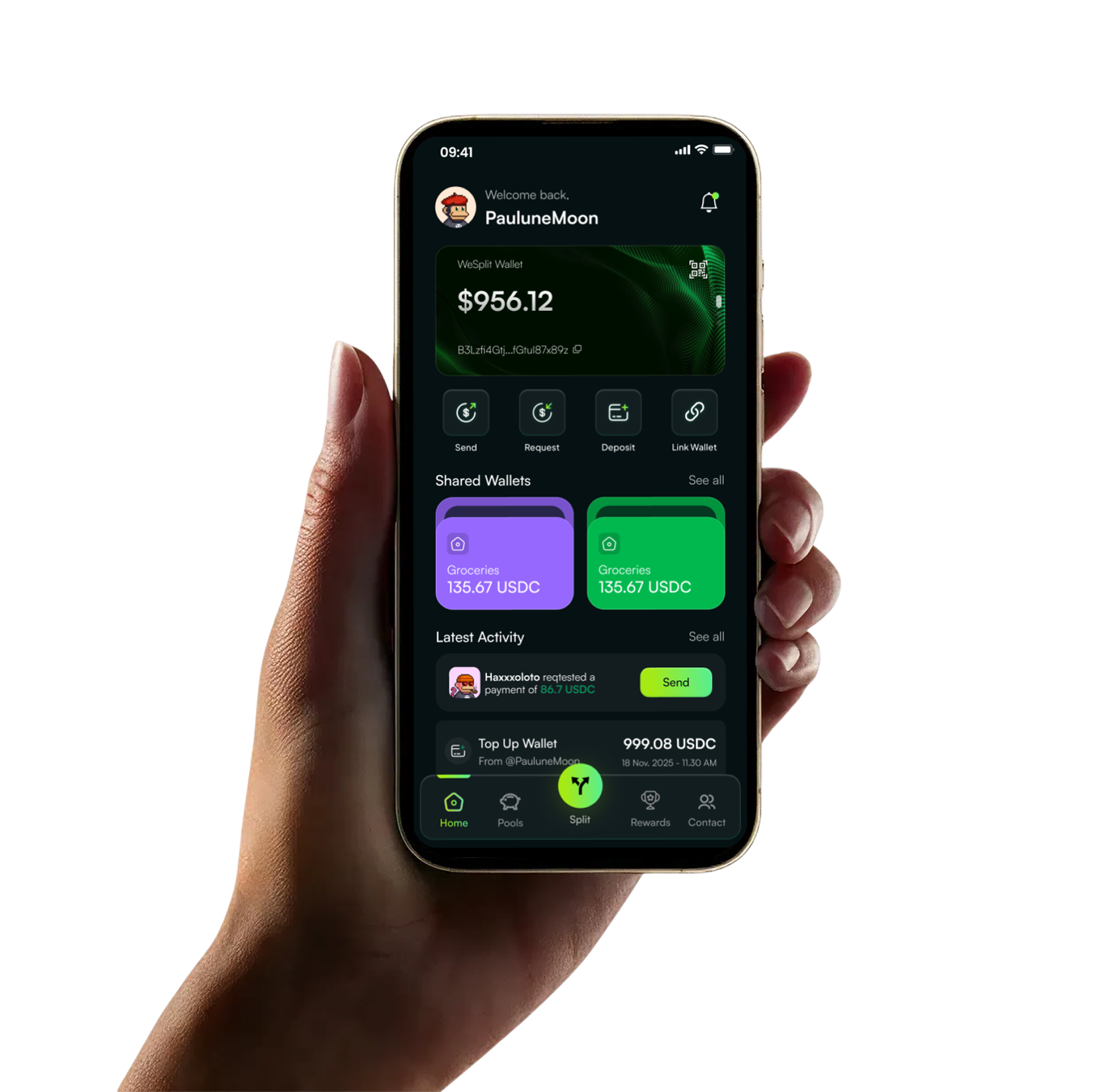 WeSplit App Interface